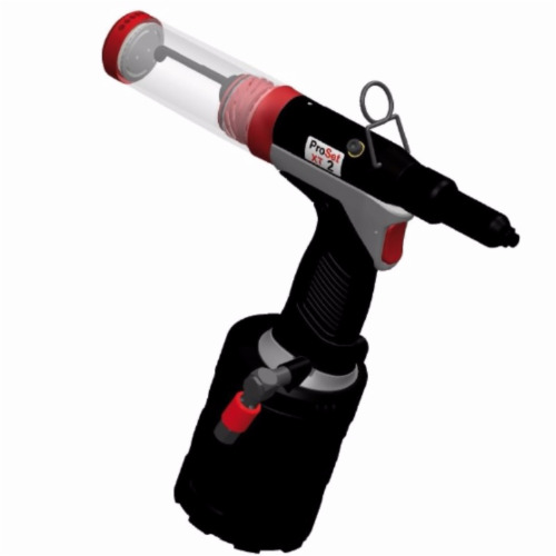 CF-76002-000PT POP ProSet76002-00003 XT2 Hydro-Pneumatic Blind Rivet Toolwith Mandrel Collection Systemand 1 Ft.